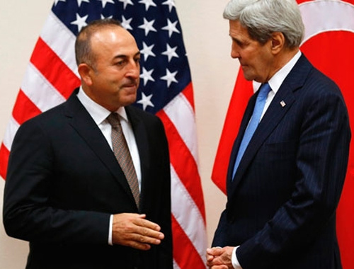 Çavuşoğlu ve Kerry ABD'de bir araya geldi