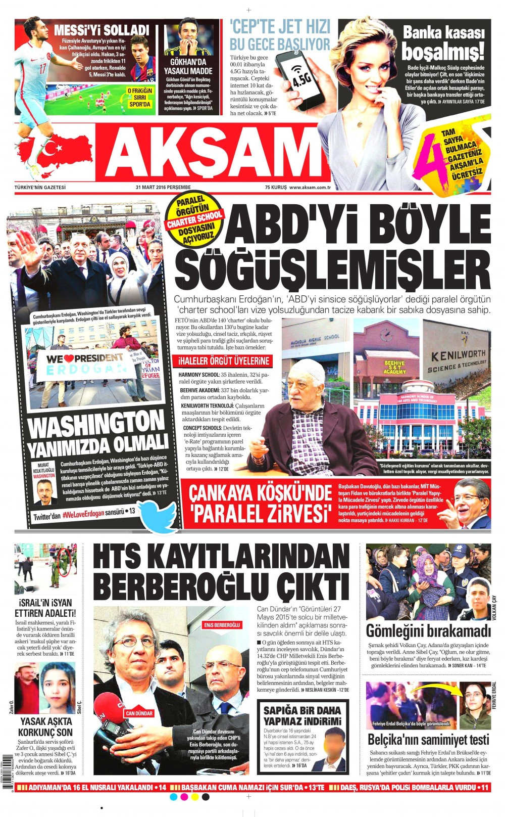 Gazete manşetleri Hürriyet - Milliyet ve Sabah ne yazdı?