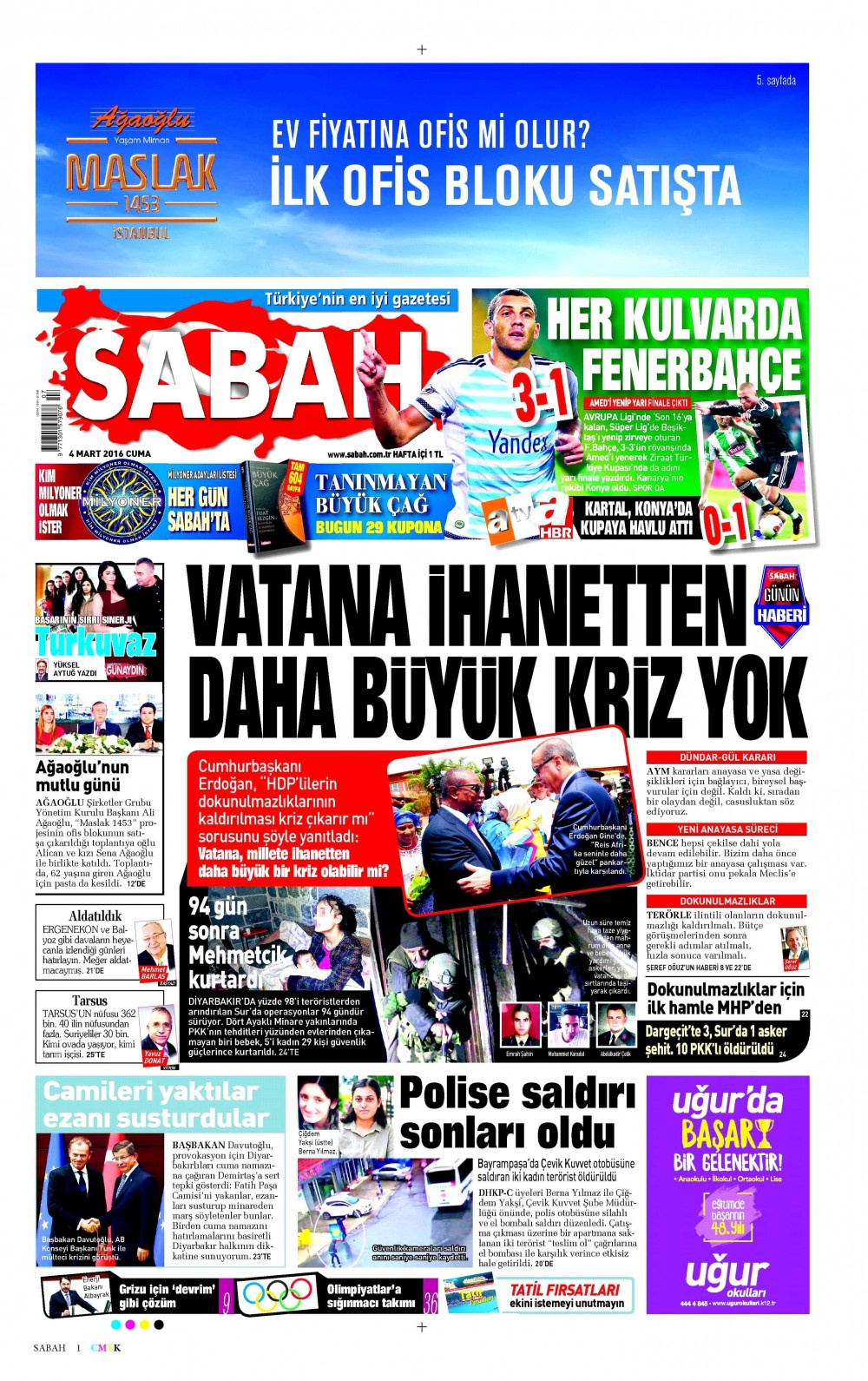 Gazete manşetleri Hürriyet - Milliyet ve Sözcü ne yazdı?