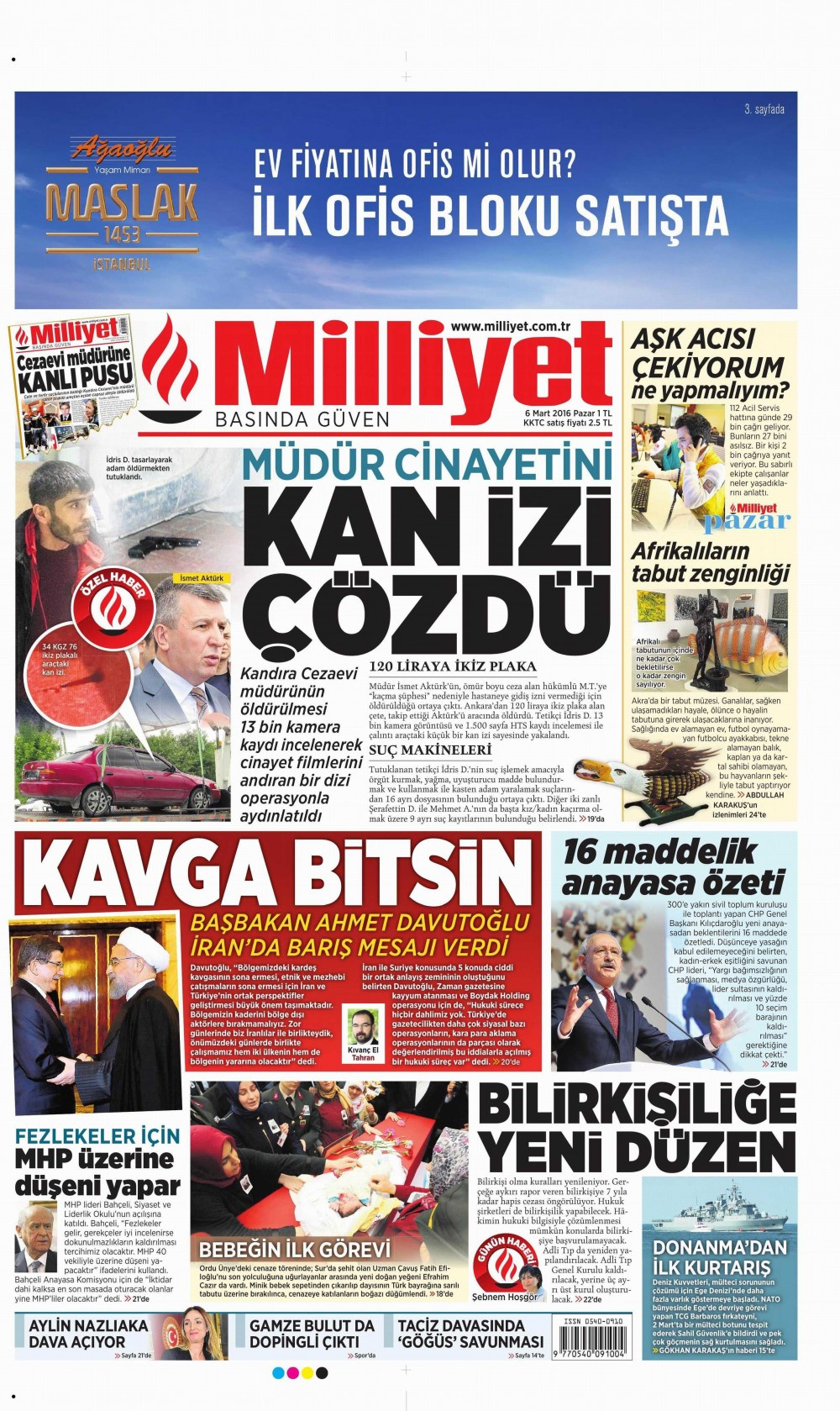 Gazete manşetleri Hürriyet - Milliyet ve Sabah ne yazdı?