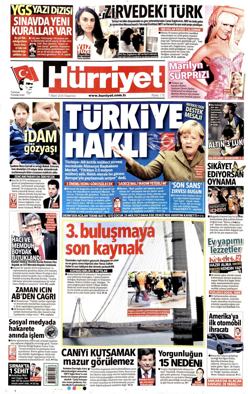 Gazete manşetleri Hürriyet - Milliyet ve Sabah ne yazdı?