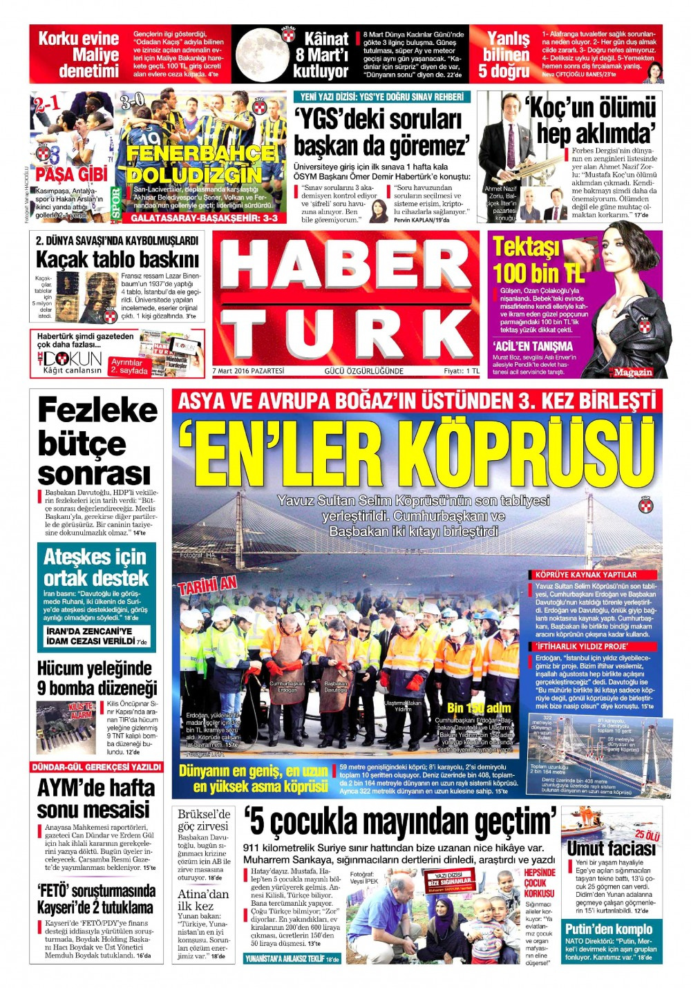 Gazete manşetleri Hürriyet - Milliyet ve Sabah ne yazdı?