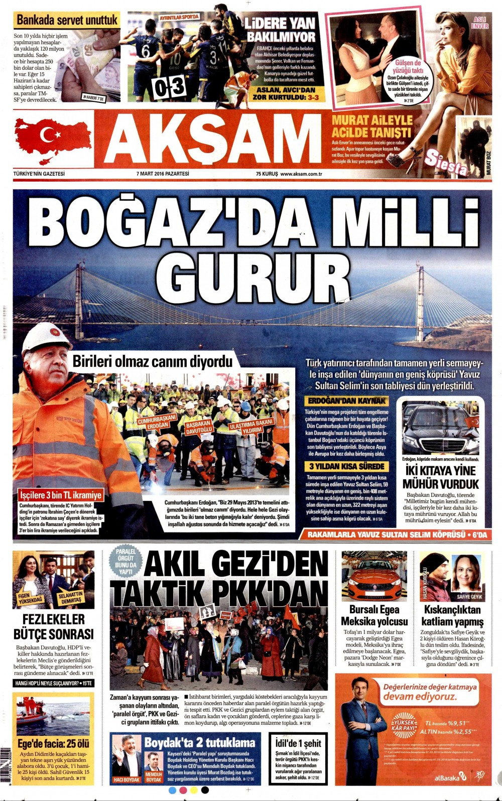 Gazete manşetleri Hürriyet - Milliyet ve Sabah ne yazdı?