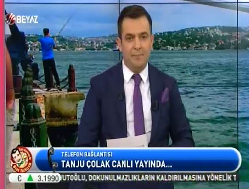 Tanju Çolak sunucuyu canlı yayında fena bozdu