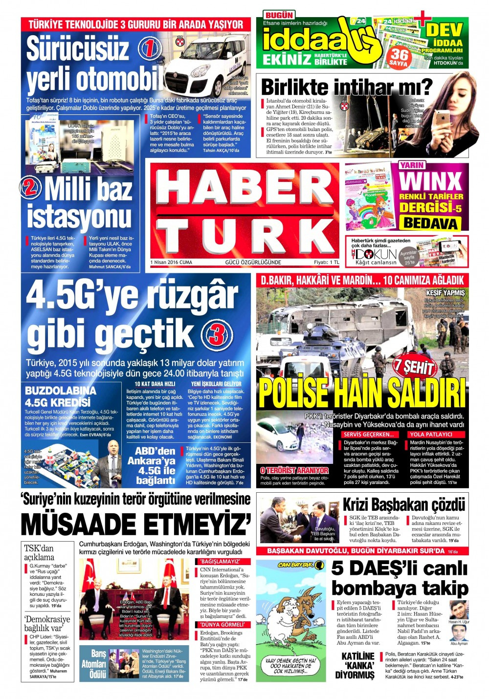 Gazete manşetleri Hürriyet - Milliyet ve Sabah ne yazdı?