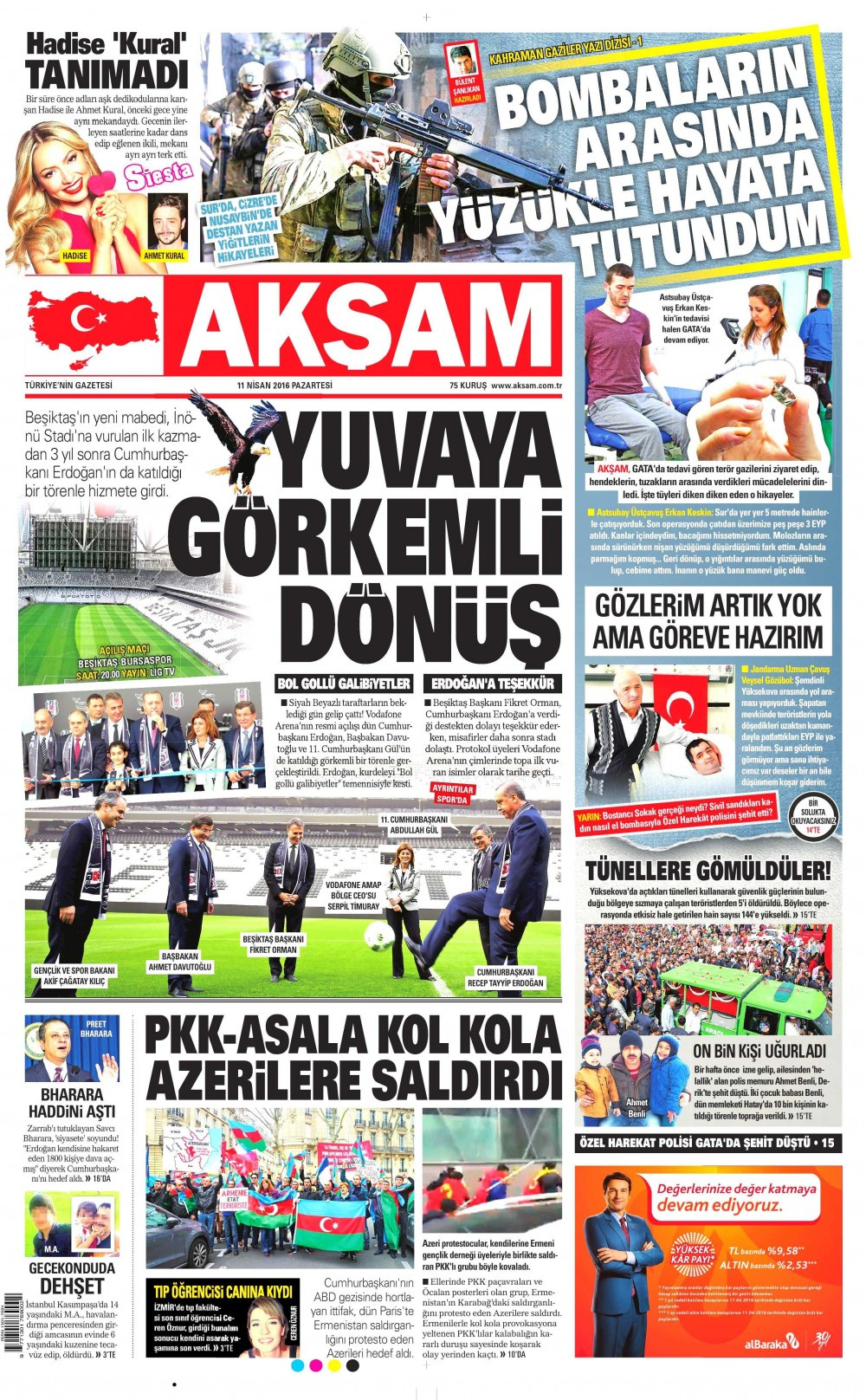 Gazete manşetleri Hürriyet - Milliyet ve Sabah ne yazdı? 