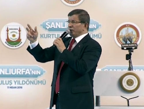 Davutoğlu'ndan terör teşekkürü