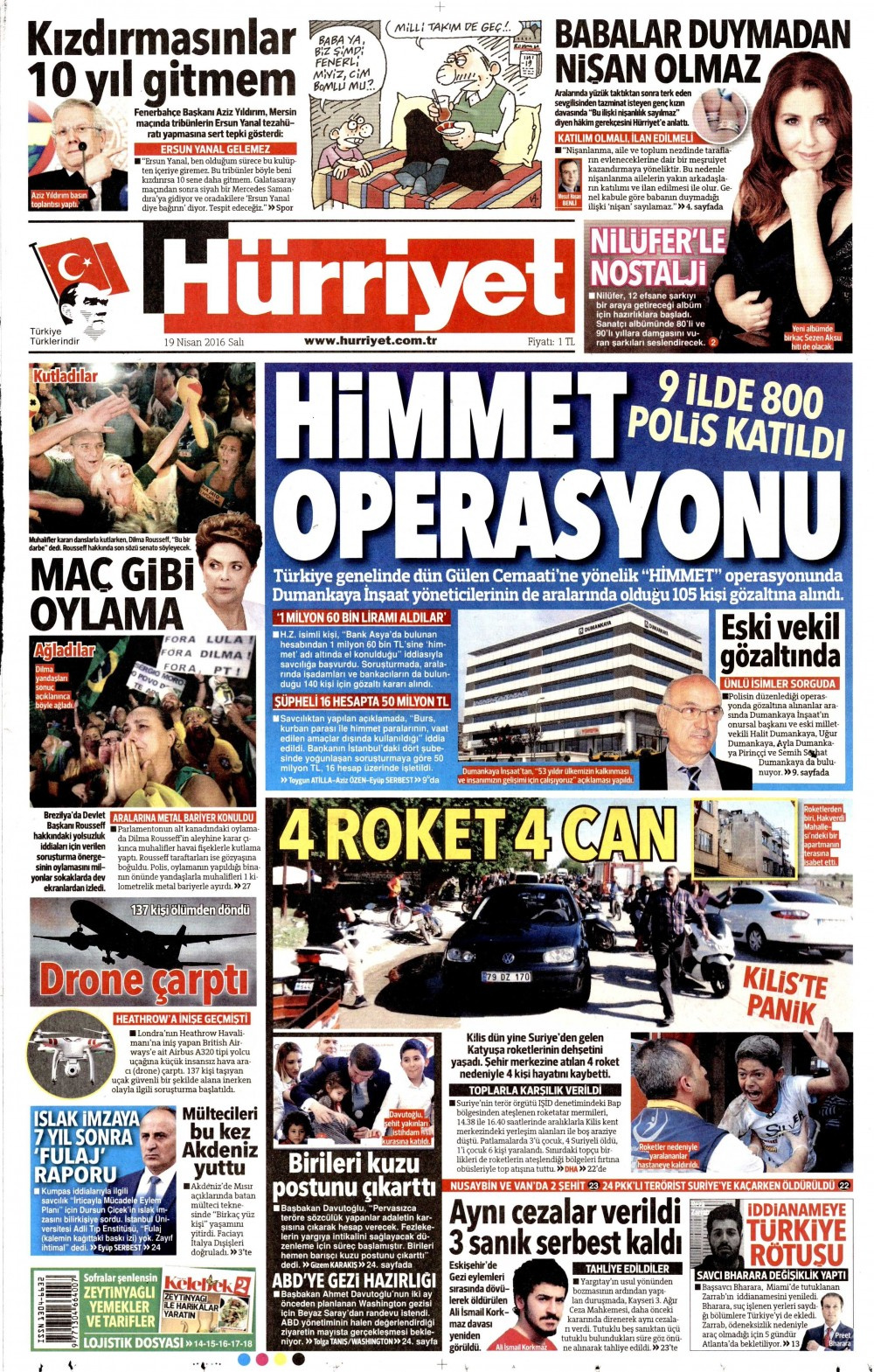 Gazete manşetleri Hürriyet - Habertürk ve Milliyet ne yazdı? 