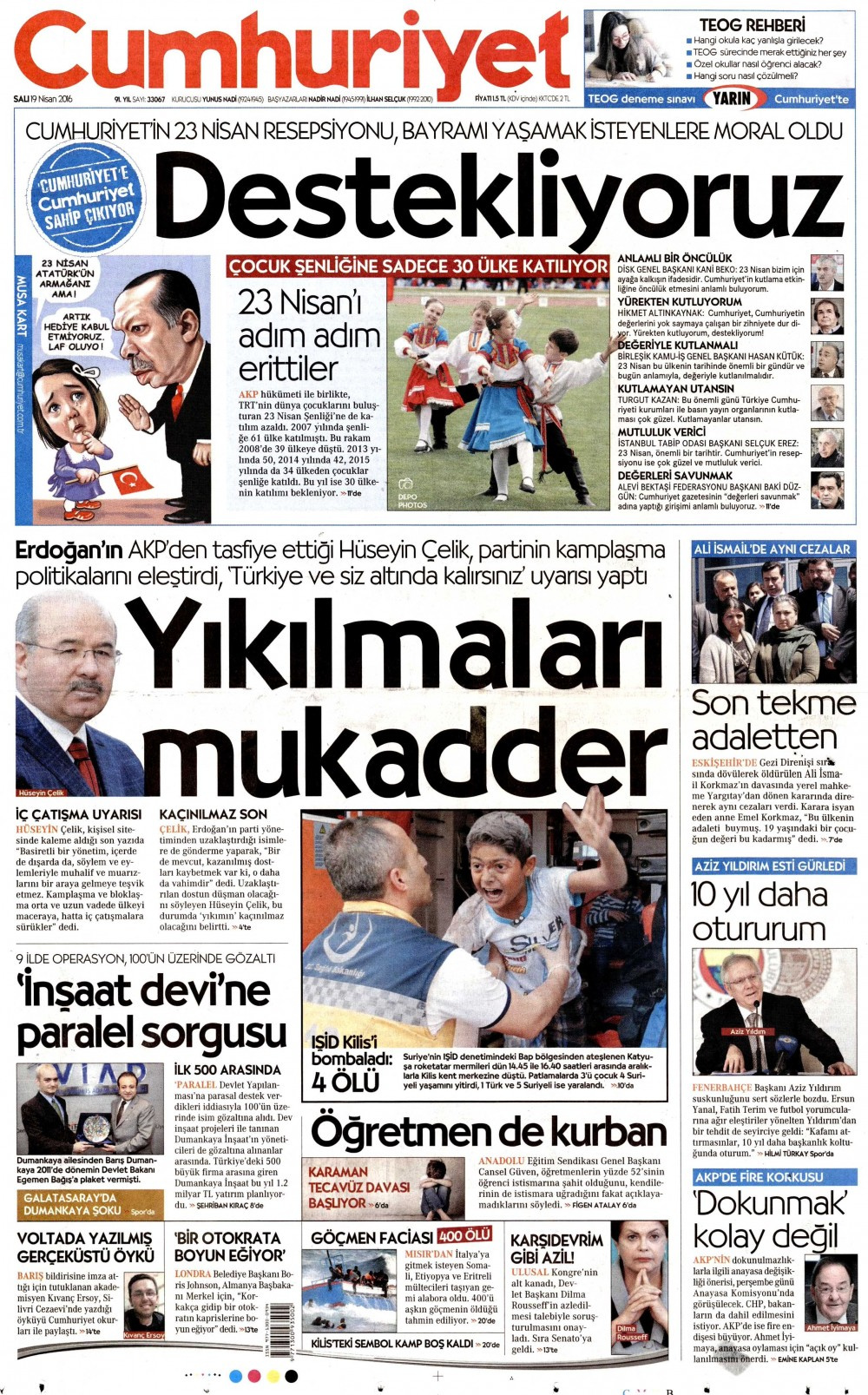 Gazete manşetleri Hürriyet - Habertürk ve Milliyet ne yazdı? 
