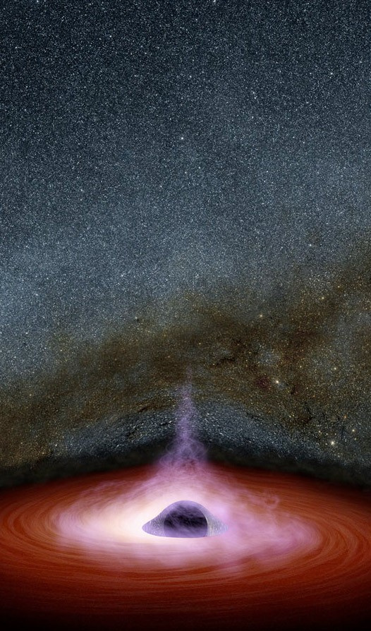 NASA'yı şoke eden fotoğraf! Kara delikten çıkan cisim ne?