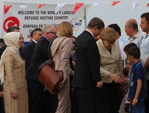 Angela Merkel'in Gaziantep ziyaretinden kareler