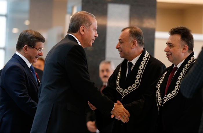 AYM'deki törene Erdoğan damgası es geçti!