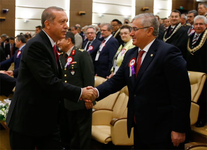 AYM'deki törene Erdoğan damgası es geçti!