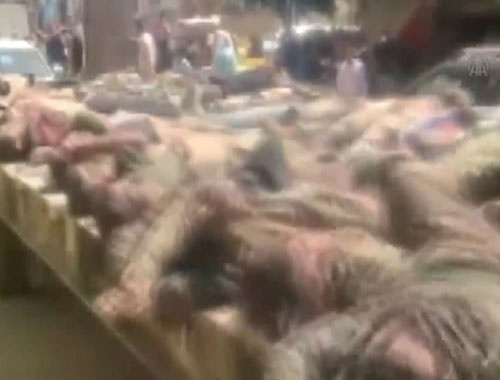 YPG, ÖSO üyelerinin cesetlerini teşhir etti