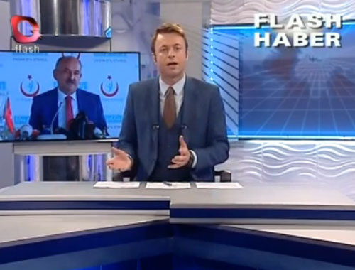 Flash Tv spikeri Bakan'a rest çekti: Eşek gibi anırırım