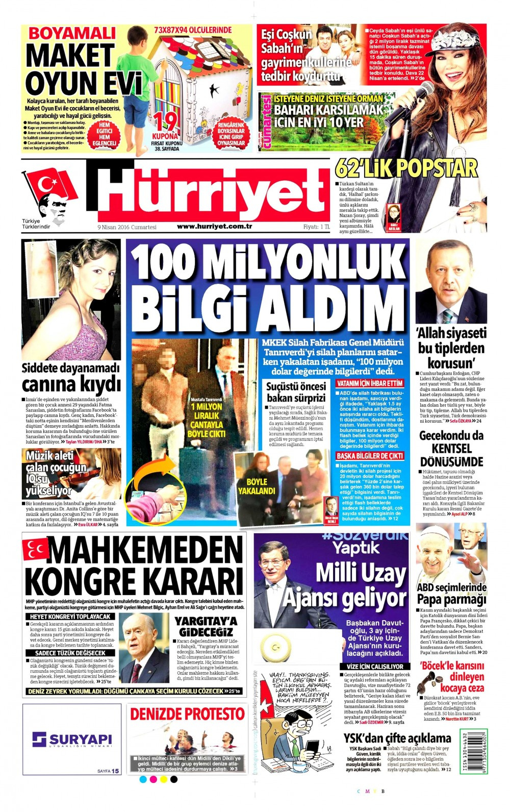 Gazete manşetleri Hürriyet - Milliyet ve Sabah ne yazdı? 