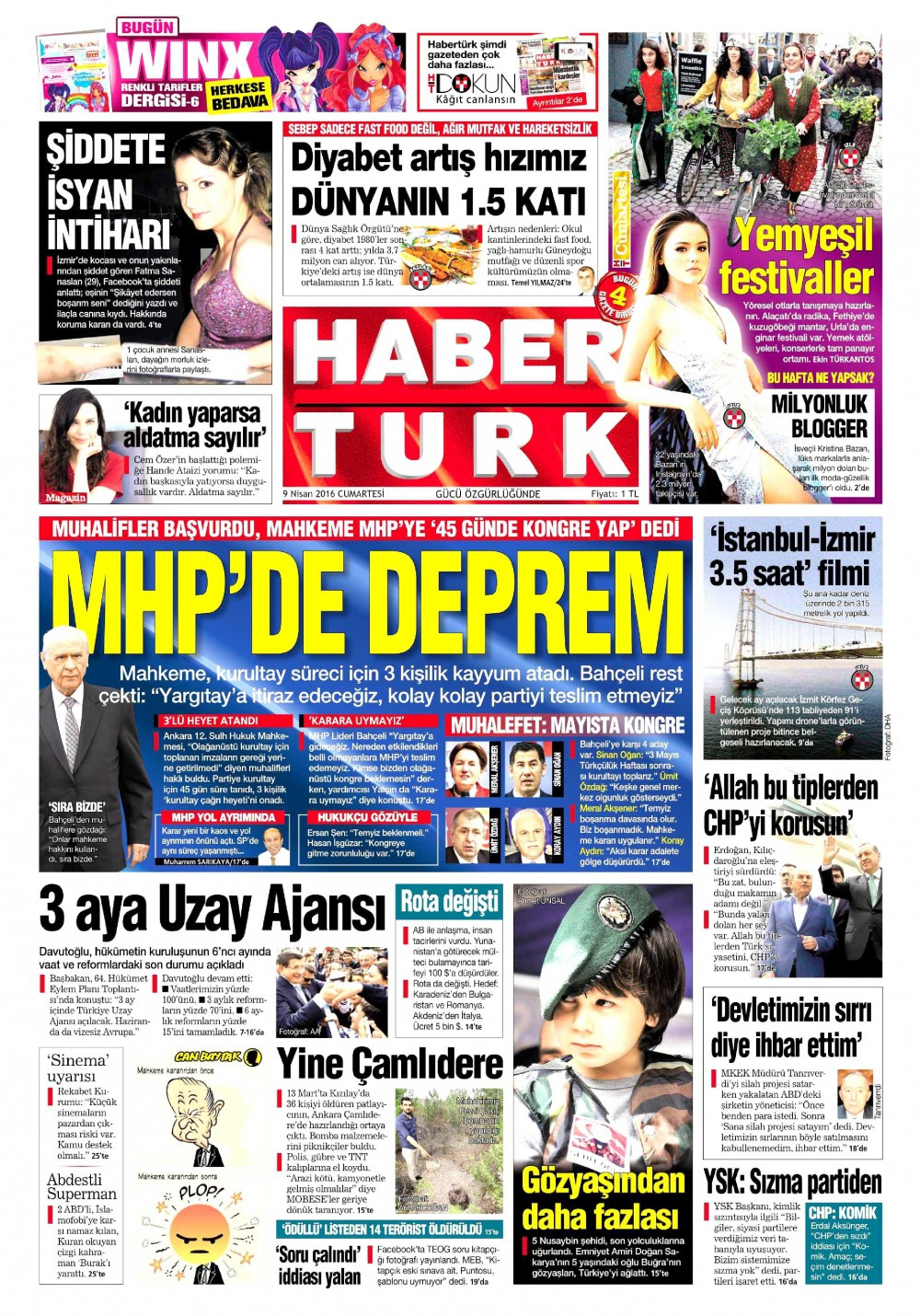 Gazete manşetleri Hürriyet - Milliyet ve Sabah ne yazdı? 