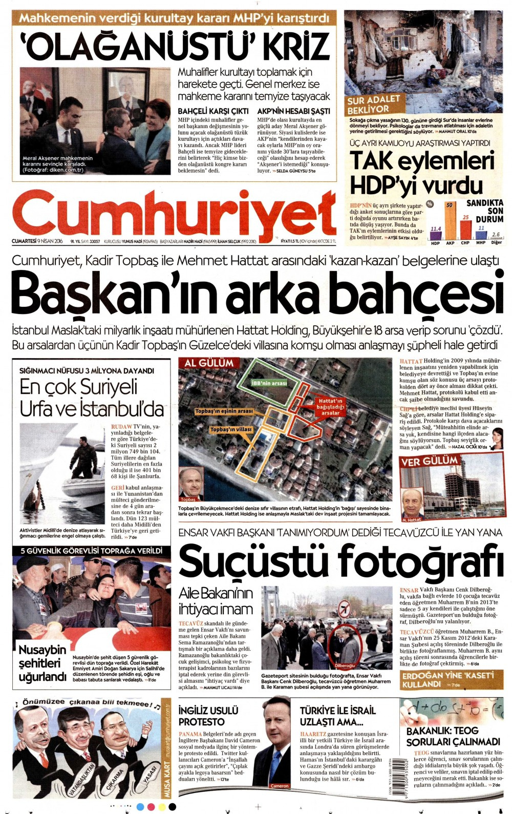 Gazete manşetleri Hürriyet - Milliyet ve Sabah ne yazdı? 