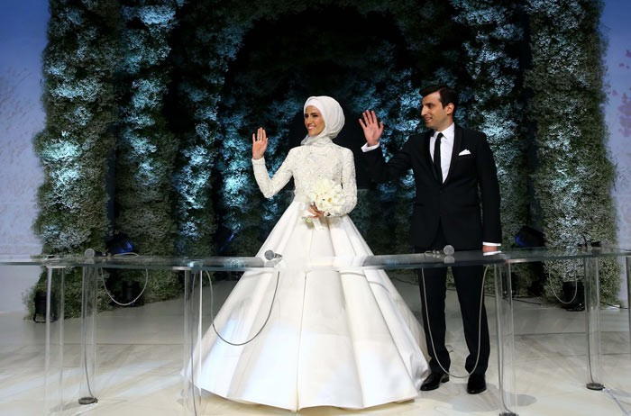 Sümeyye Erdoğan ve Selçuk Bayraktar'ın düğün fotoğrafları