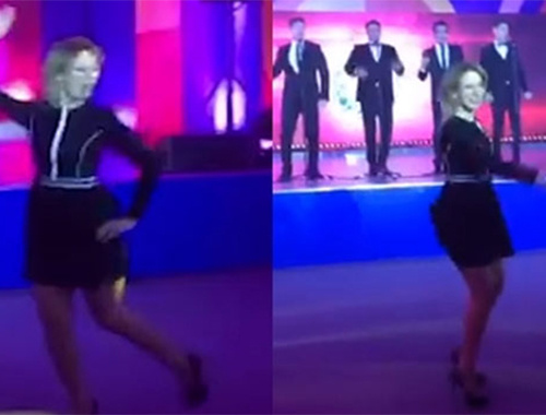 Rus sözcüden Kalinka dansı!