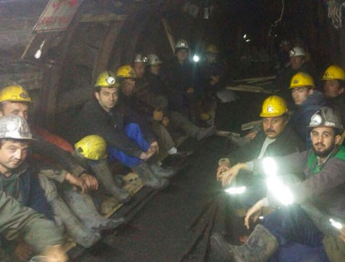 Kilimli maden grevi son durum bağlantı kesildi 28 madenci...