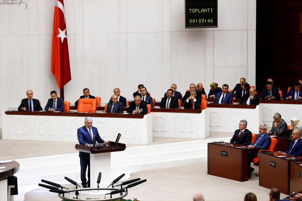  65. Hükümet güvenoyu aldı Binali Yıldırım'dan açıklama