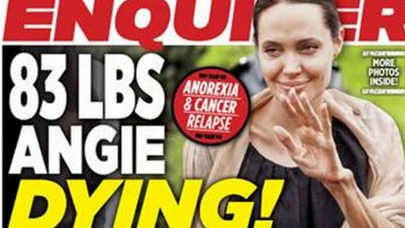 Angelina Jolie erimeye devam ediyor