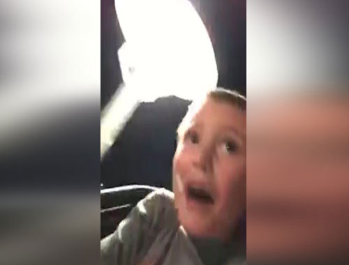 Roller coaster'dan düşen çocuğu babası kurtardı