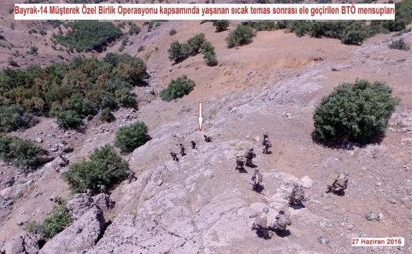 Lice kırsalında 6 PKK'lı böyle yakalandı