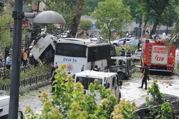 Vezneciler patlama olay yerinden ilk görüntüler