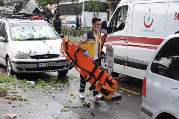 Vezneciler patlama olay yerinden ilk görüntüler