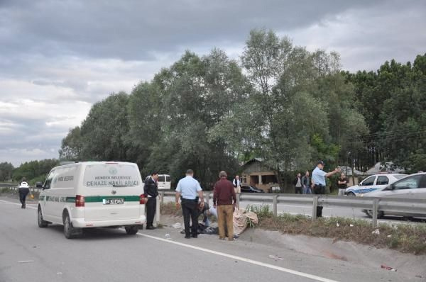 Sakarya'da feci kaza yaşlı kadının pidesi...