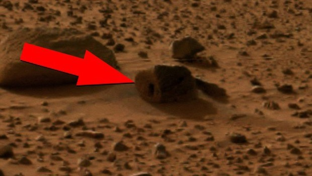 Mars'ta tüyler ürperten şok görüntü!