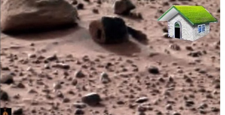 Mars'ta tüyler ürperten şok görüntü!