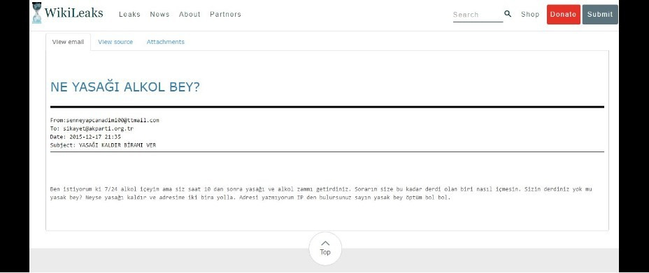 Wikileaks fena madara oldu!