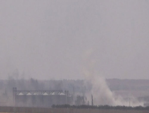 Kilis'in karşısısındaki IŞİD hedeflerine bomba yağdı