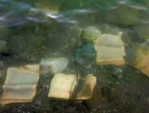 Fethullah Gülen'in kitaplarını baraja attılar