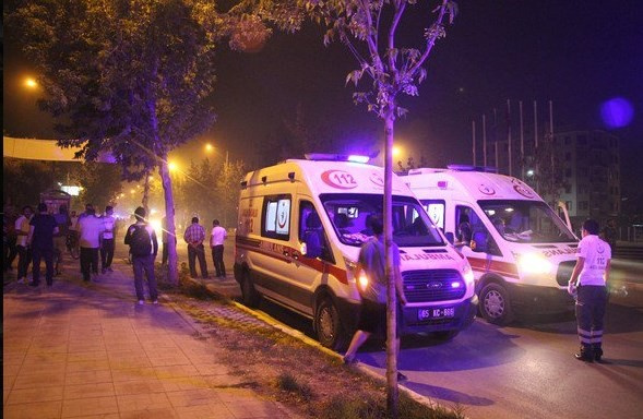 Van'daki saldırından fotoğraflar