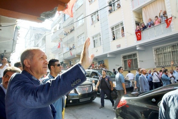 Erdoğan'ın şehit aileleri ziyaretinden çarpıcı görüntüler