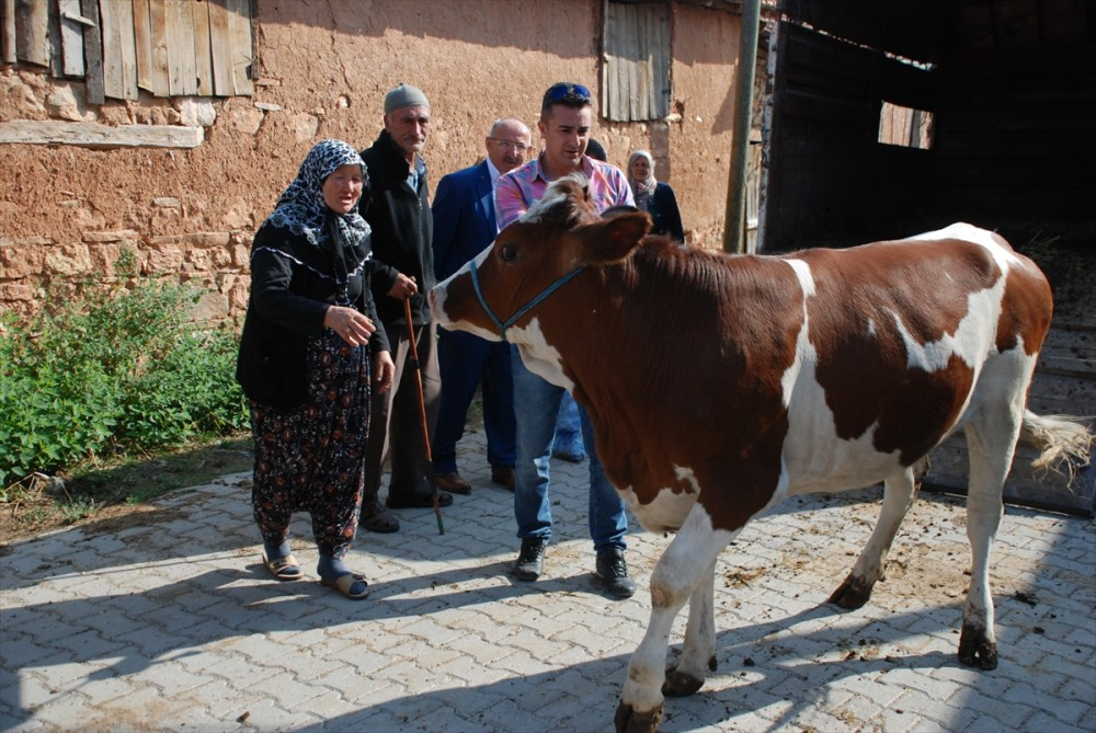 Kütahyalı yaşlı çift bu sefer mutluluktan ağladı