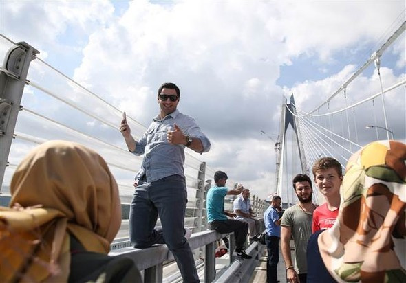 Yavuz Sultan Selim Köprüsü'nde dikkat çeken ayrıntı