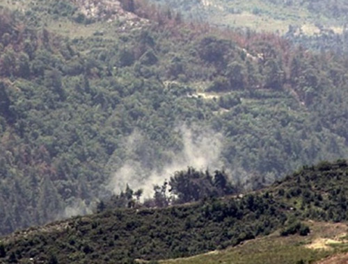 Esed rejimi Türkmen Dağı'nı bombaladı