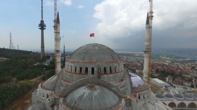 Çamlıca Camisi inşaatı ne durumda neden bayrak çekildi?