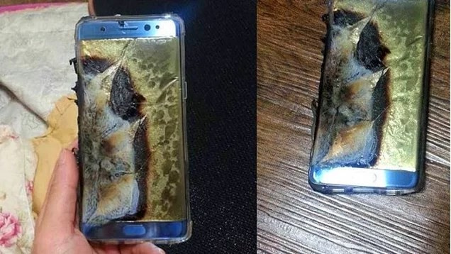 Samsung Galaxy Note 7’yi  toplatıyor