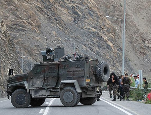 Hakkari Şemdinli'de polise saldırı