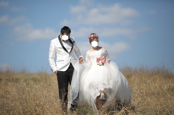 Bu düğün fotoğrafları sosyal medyada olay oldu