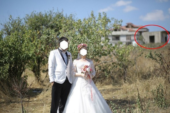 Bu düğün fotoğrafları sosyal medyada olay oldu