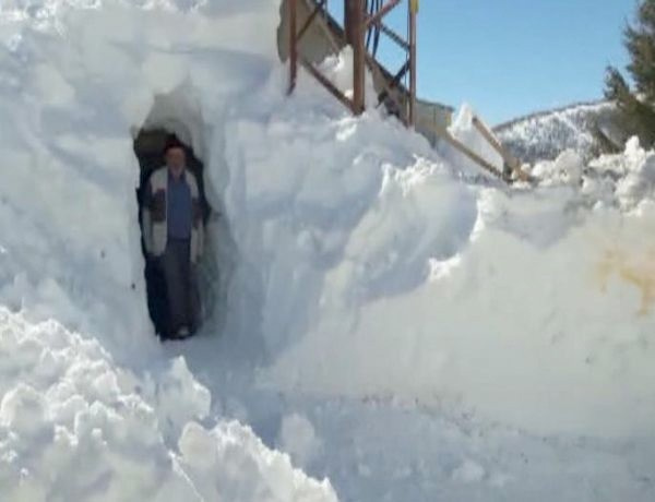 Evlerine açtıkları tünelden girip çıkıyorlar