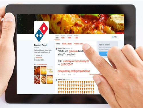 Dominos'tan emojiyle pizza siparişi dönemi Haber