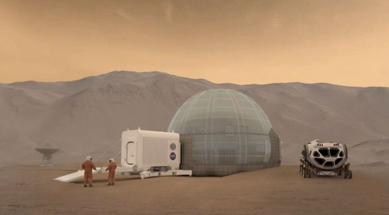 Mars'a ev kuruluyor Mars'ta yaşam olacak mı 